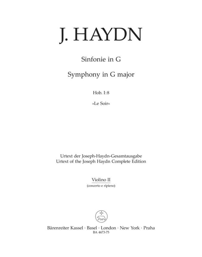 Symphony in G major No. 8